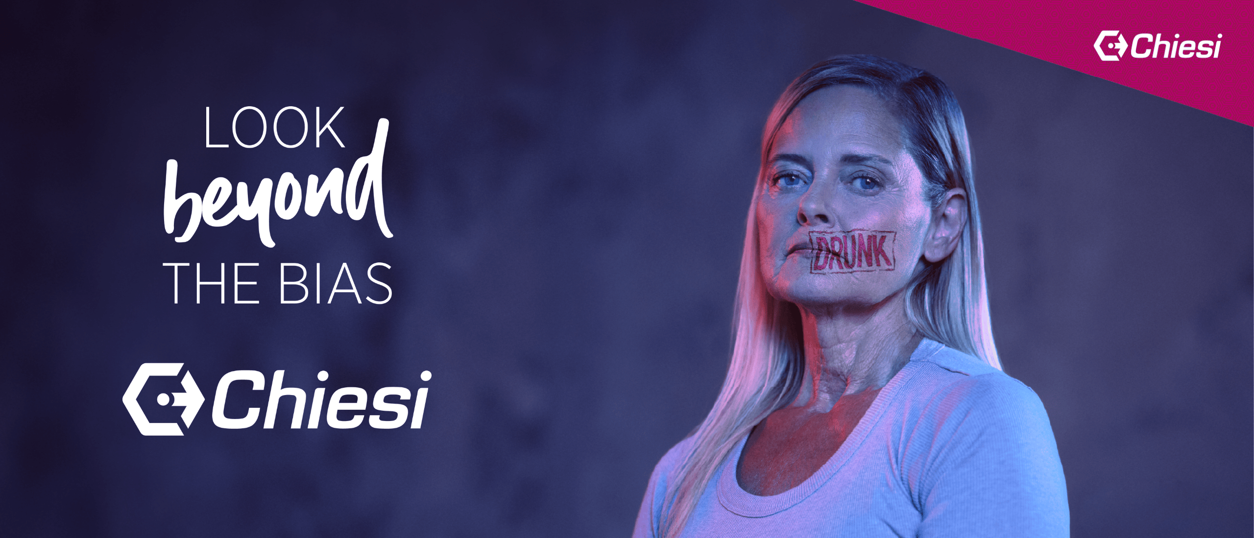 banner image for the look beyond the bias campaign by chiesi limited